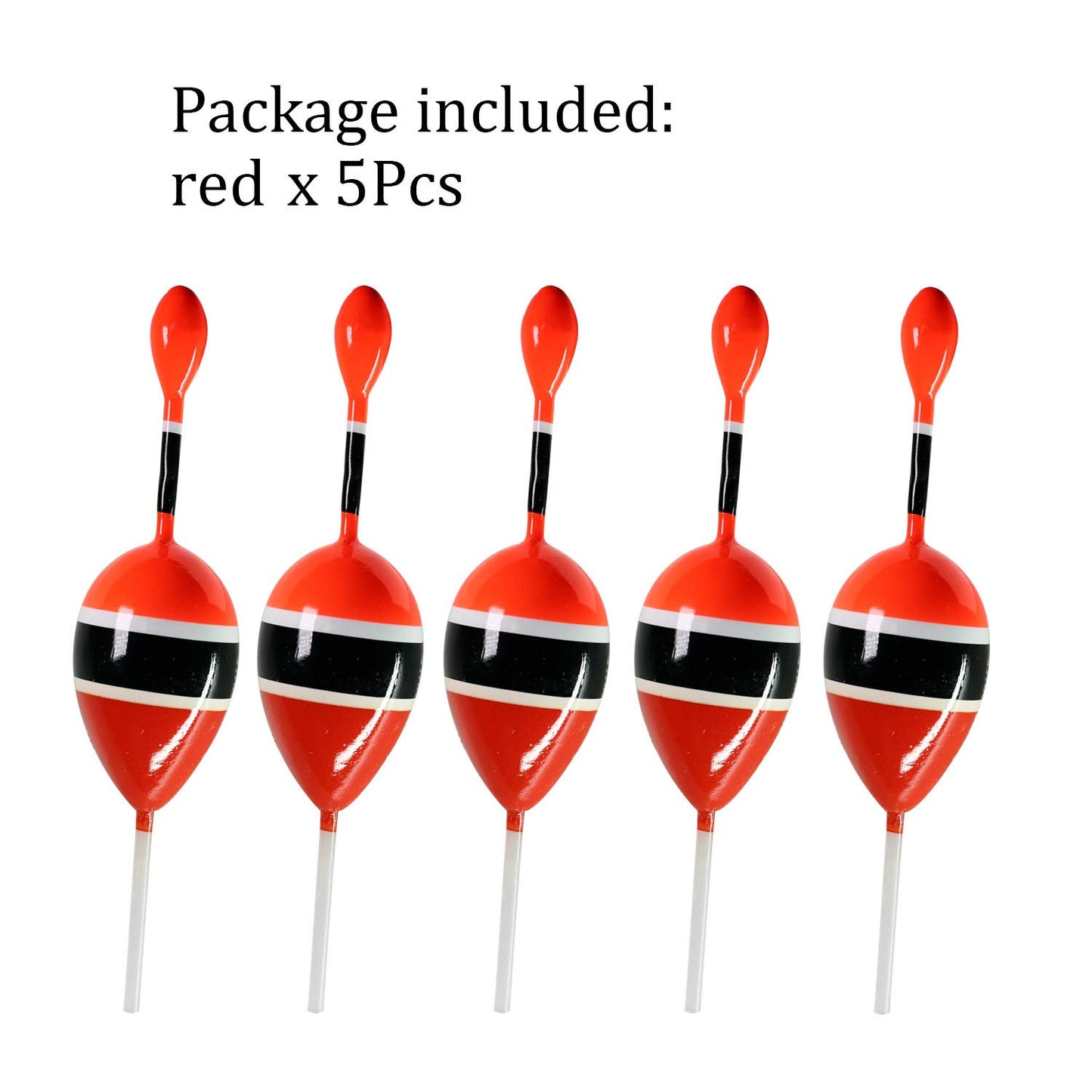 THKFISH Fishing Floats Bobbers Slide Floats Balsa Fishing Bobber Slip Bobbers for Crappie Panfish Trout Bass (1/2oz 2"x5.28") (1/6 1.6"x4.8") 5Pcs