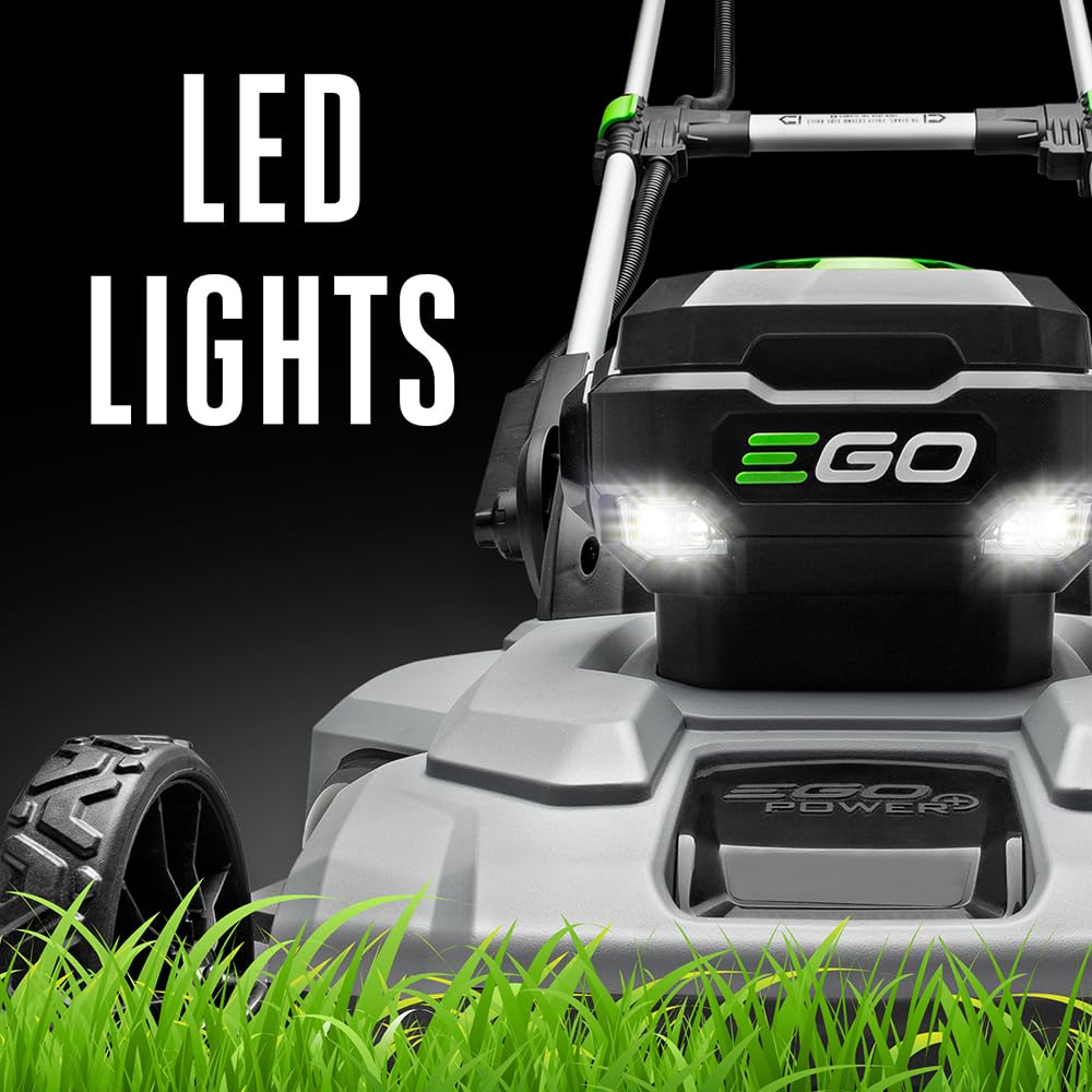 EGO POWER+ Electric Lawn Mower, Self-Propelled Cordless with Select Cut and Touch Drive, Includes 56V 7.5Ah Battery and Rapid Charger – LM2135SP