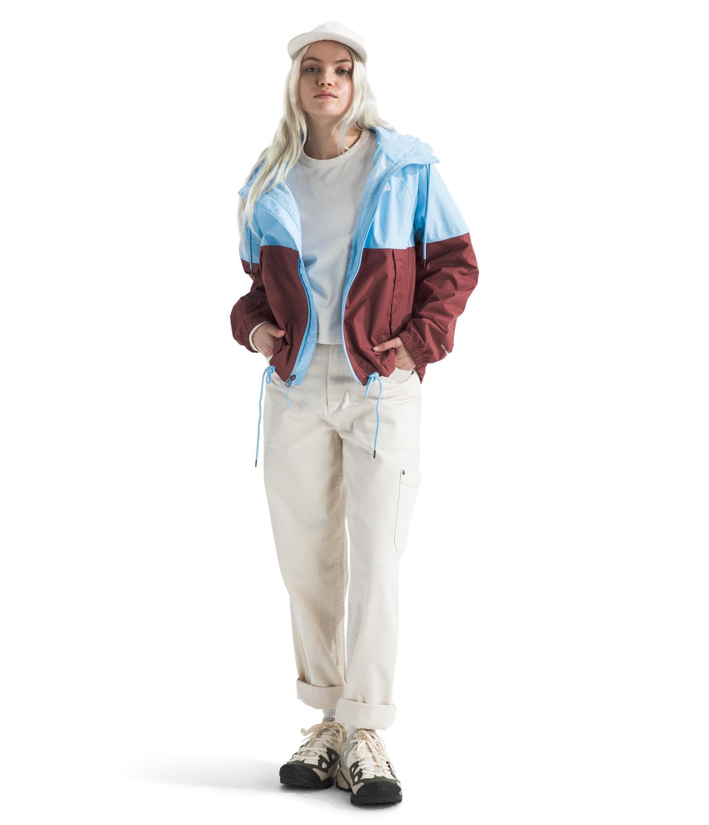 THE NORTH FACE Women's Antora Rain Hoodie (Standard & Plus Size) | Wind & Waterproof With Adjustable Hood & Drawcord Hem