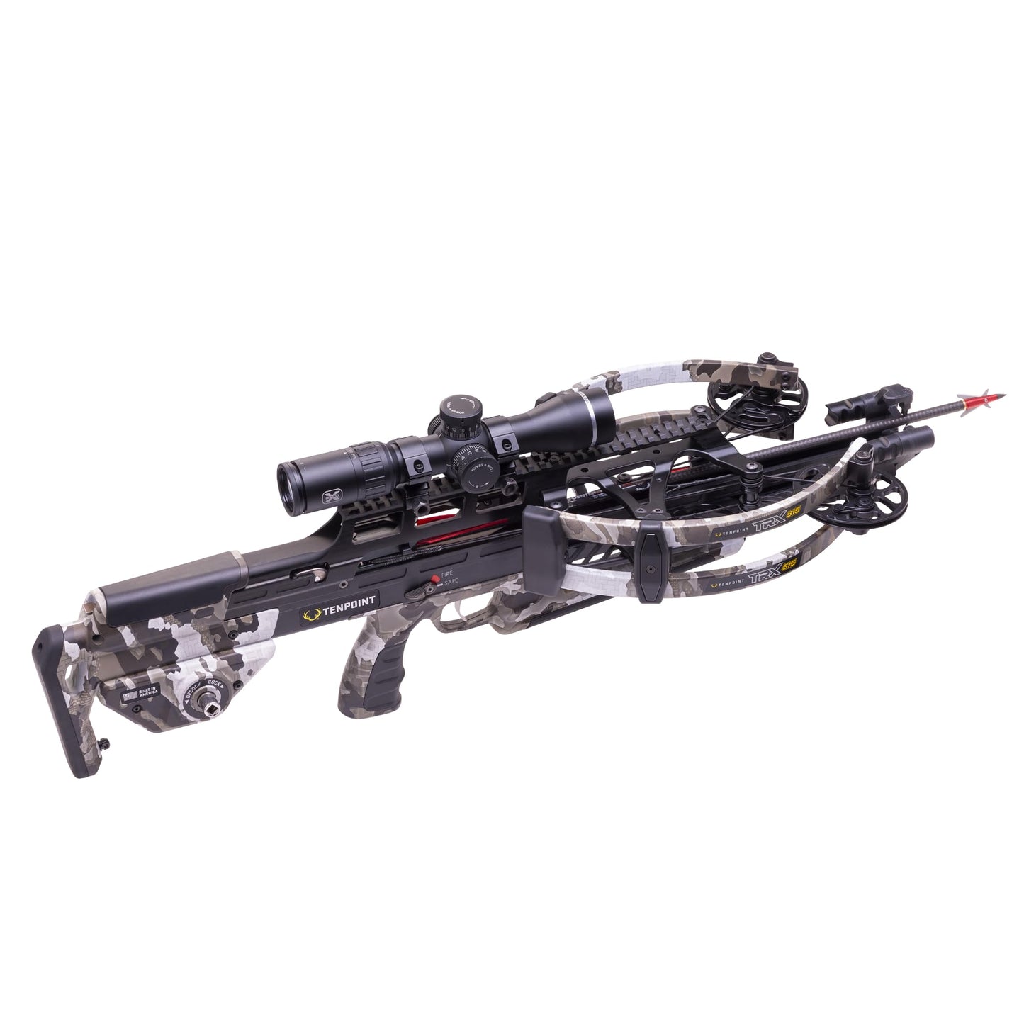 TenPoint TRX 515-515 FPS - Fastest, Most Accurate, Most Advanced Crossbow in The World - Includes ACUslide MAXX, EVO-X Elite Scope & Three CenterPunch HPX Carbon Arrows