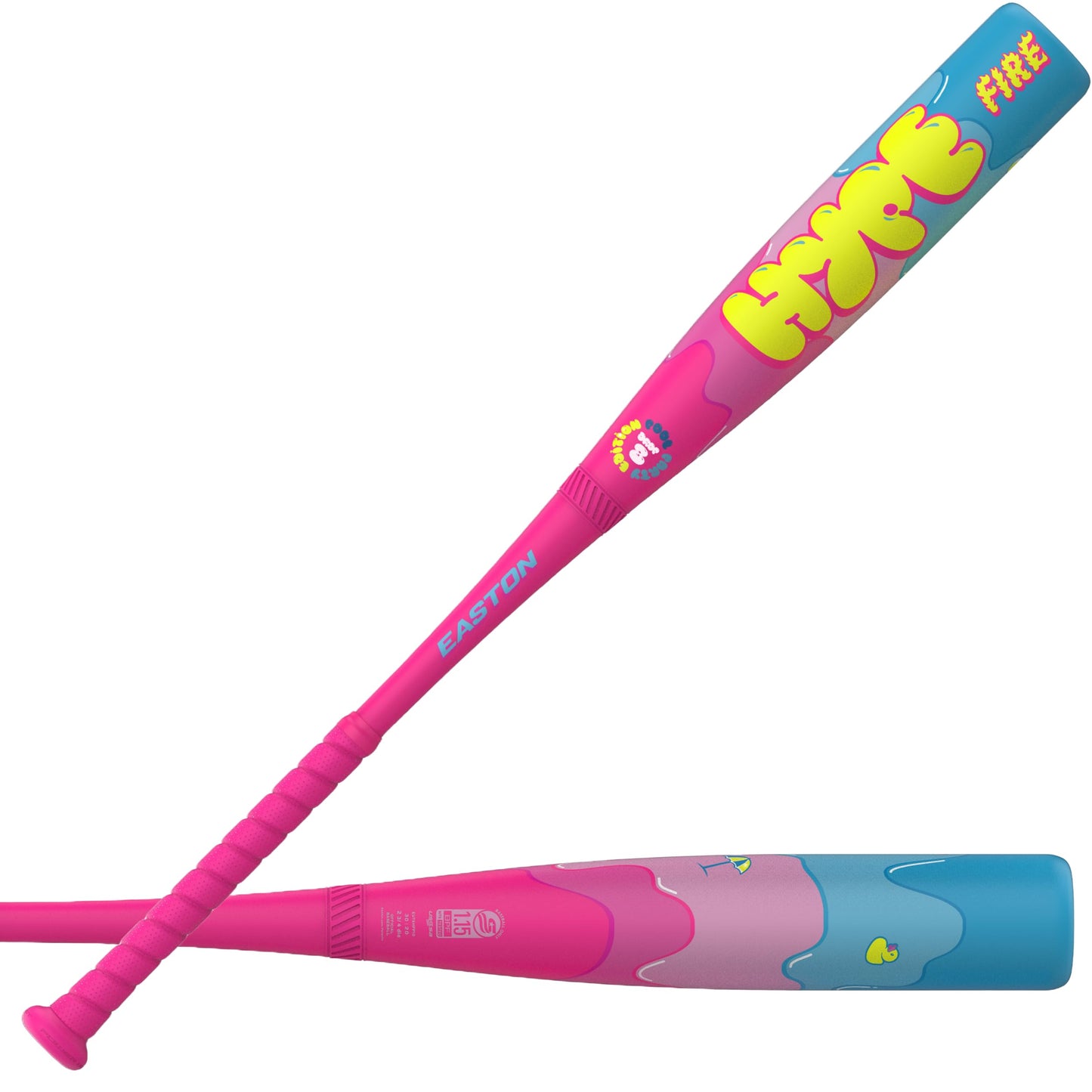 Easton | 2026 | Hype FIRE Pool Party Baseball Bat | USSSA | -10 Drop | 2 3/4" Barrel | 2 Pc. Composite | 28 Inch