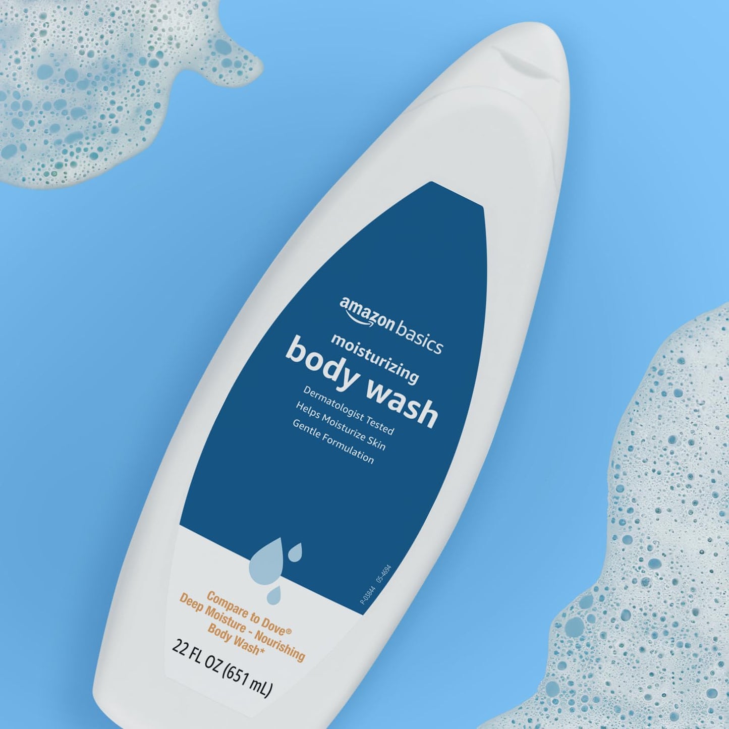 Amazon Basics Moisturizing Body Wash, Fresh Scent, Deep Moisture, Nourishing, Dermatologist Tested, 22 fl oz (1-Pack)
