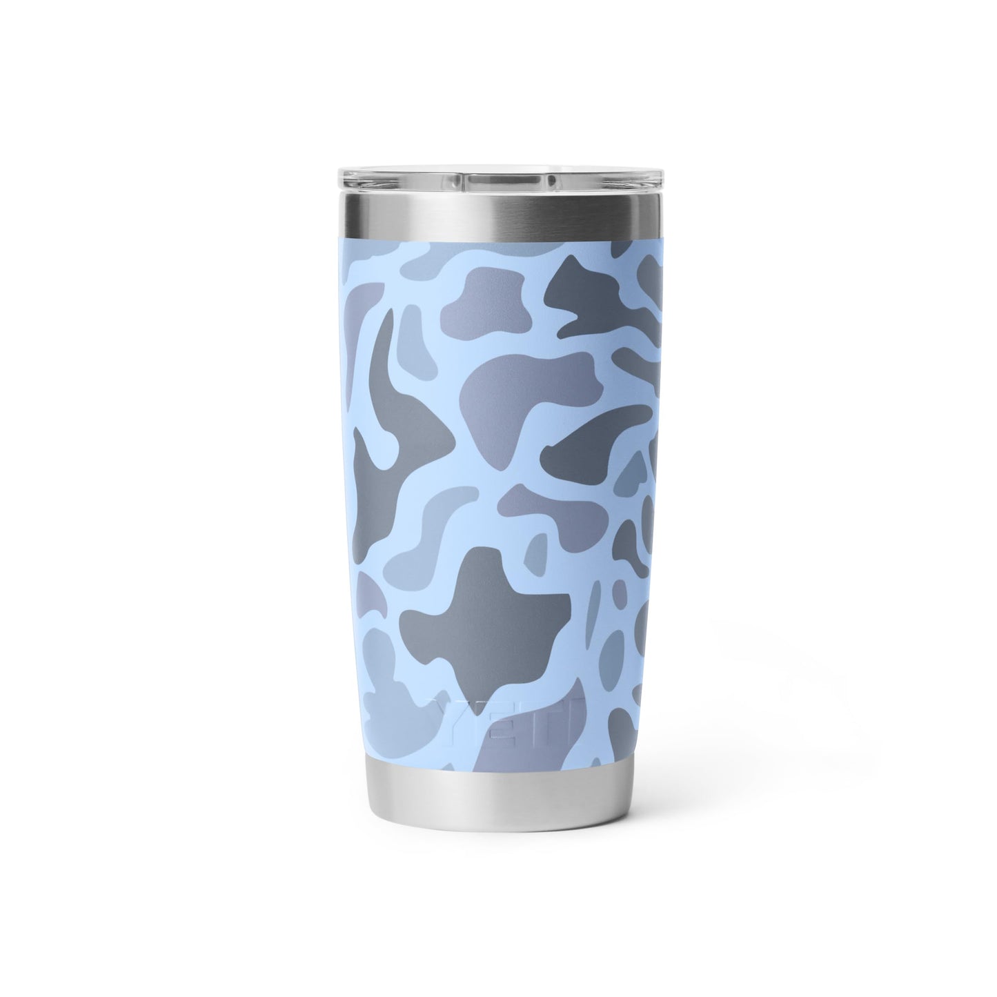 YETI Rambler 20 oz Tumbler, Stainless Steel, Vacuum Insulated with MagSlider Lid, Blue Camo