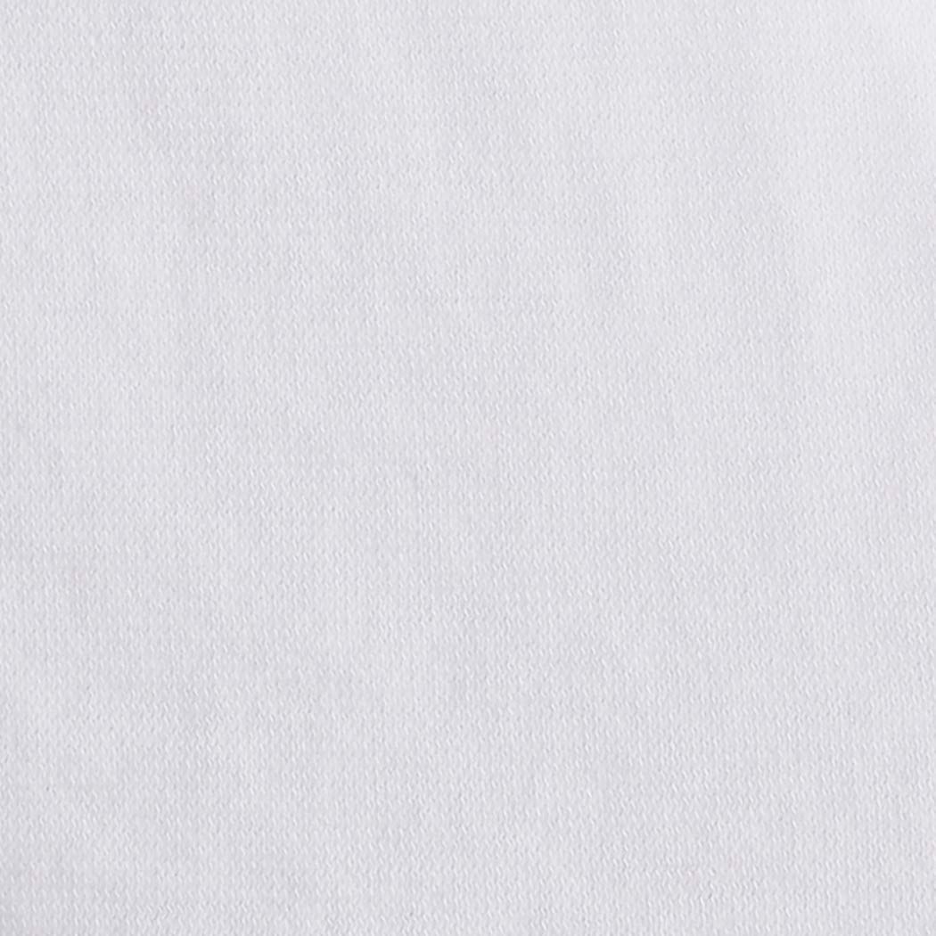 Amazon Basics 4 Piece Comfortable Cotton Jersey Bed Sheet Set, Includes Soft Flat and Fitted Sheets, Pillowcase, Queen, White, Solid