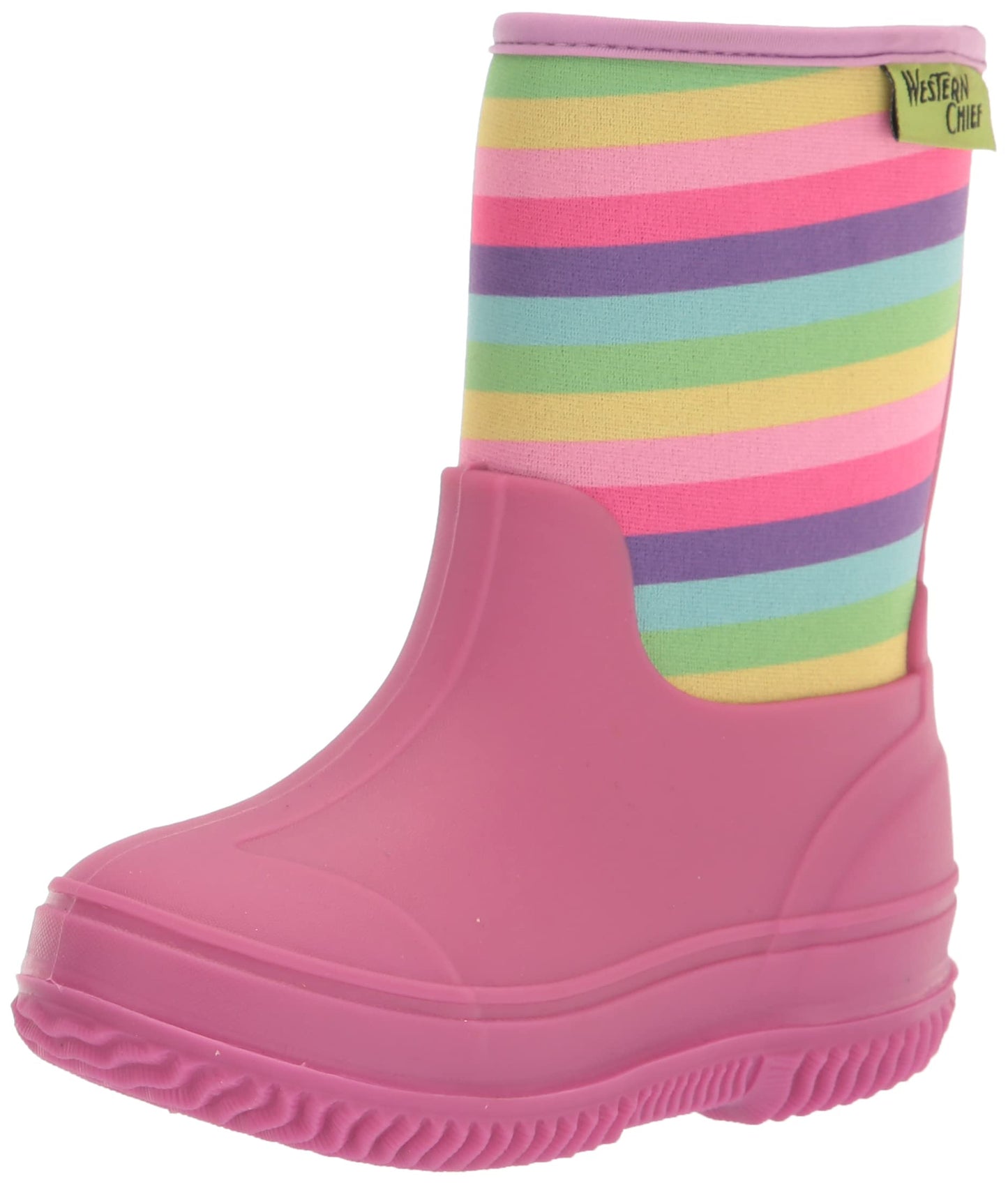 Western Chief Kids Freestyle Neoprene Outdoor Boot, Lightweight, Kid Friendly for Boys and Girls Waterproof Boot for Rain, Mud, Cold Weather, Snow
