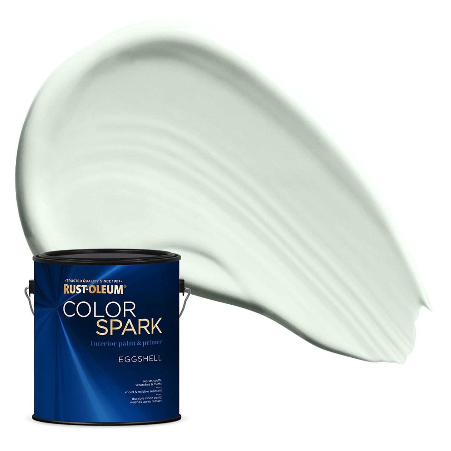 Rust-Oleum Color Spark Interior Paint and Primer in One, Eggshell, Black, 1 Gallon