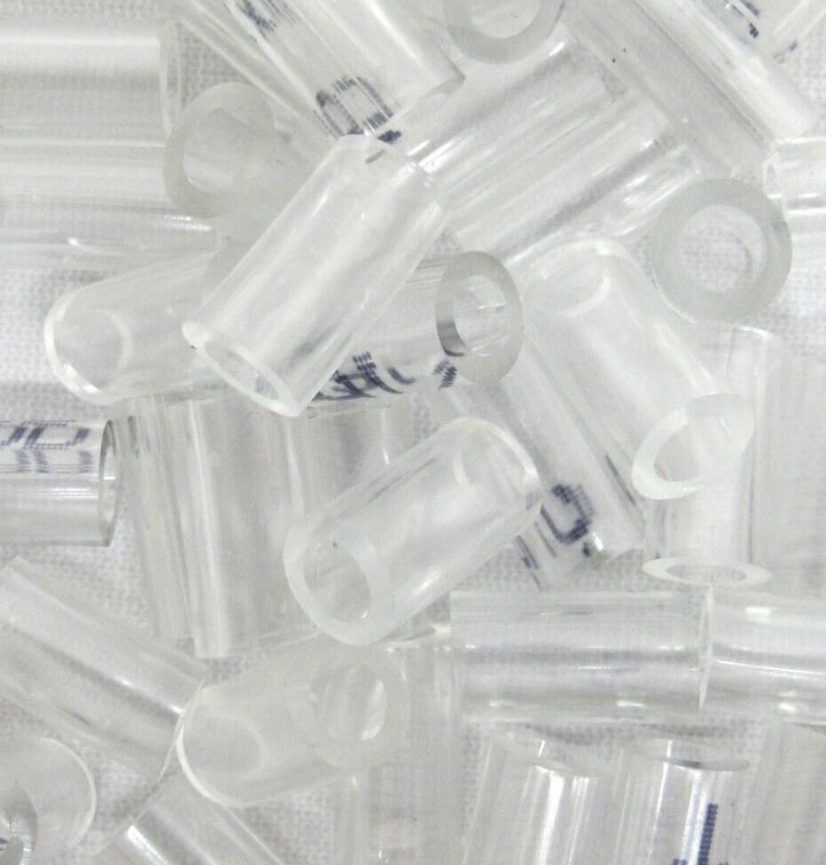 100 Poly Support Collar Snare Support Collars Trapping Supplies, Clear