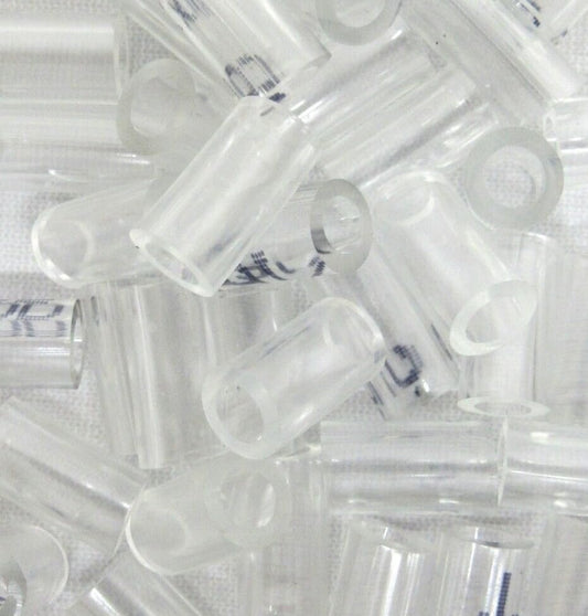 100 Poly Support Collar Snare Support Collars Trapping Supplies, Clear