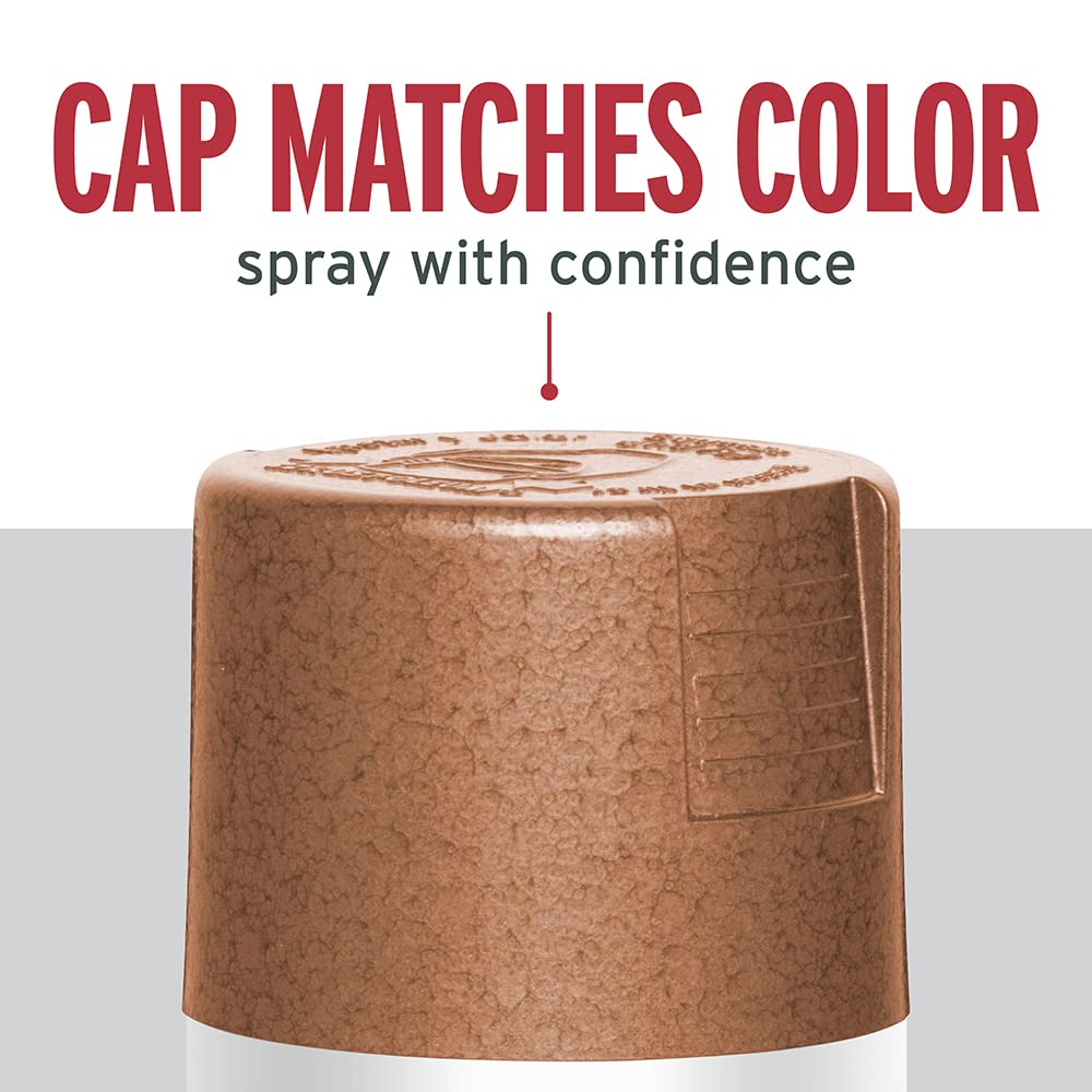 Rust-Oleum 7214830-6PK Stops Rust Hammered Spray Paint, 12 oz, Gray, 6 Pack