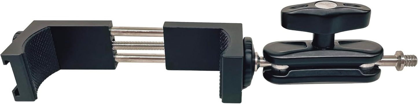 Icotec Remote/Phone Holder - Securly fastens Your Smartphone, Sports Camera, a Predator Call Remote Control to a Tripod or Pole.