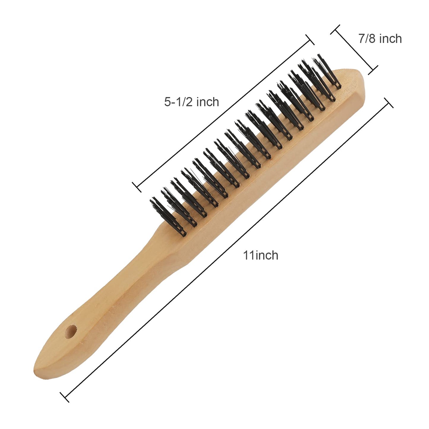 Welding Chipping Hammer with Coil Spring Handle,10.5",Cone and Vertical Chisel,10" Wire Brush