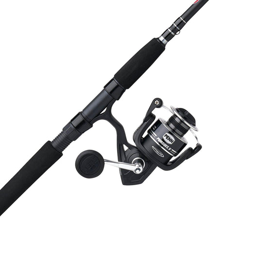 Penn Pursuit V Spinning Reel and 7' 2-Piece Fishing RodCombo, Graphite Composite Rod Blank Construction, EVA Handles