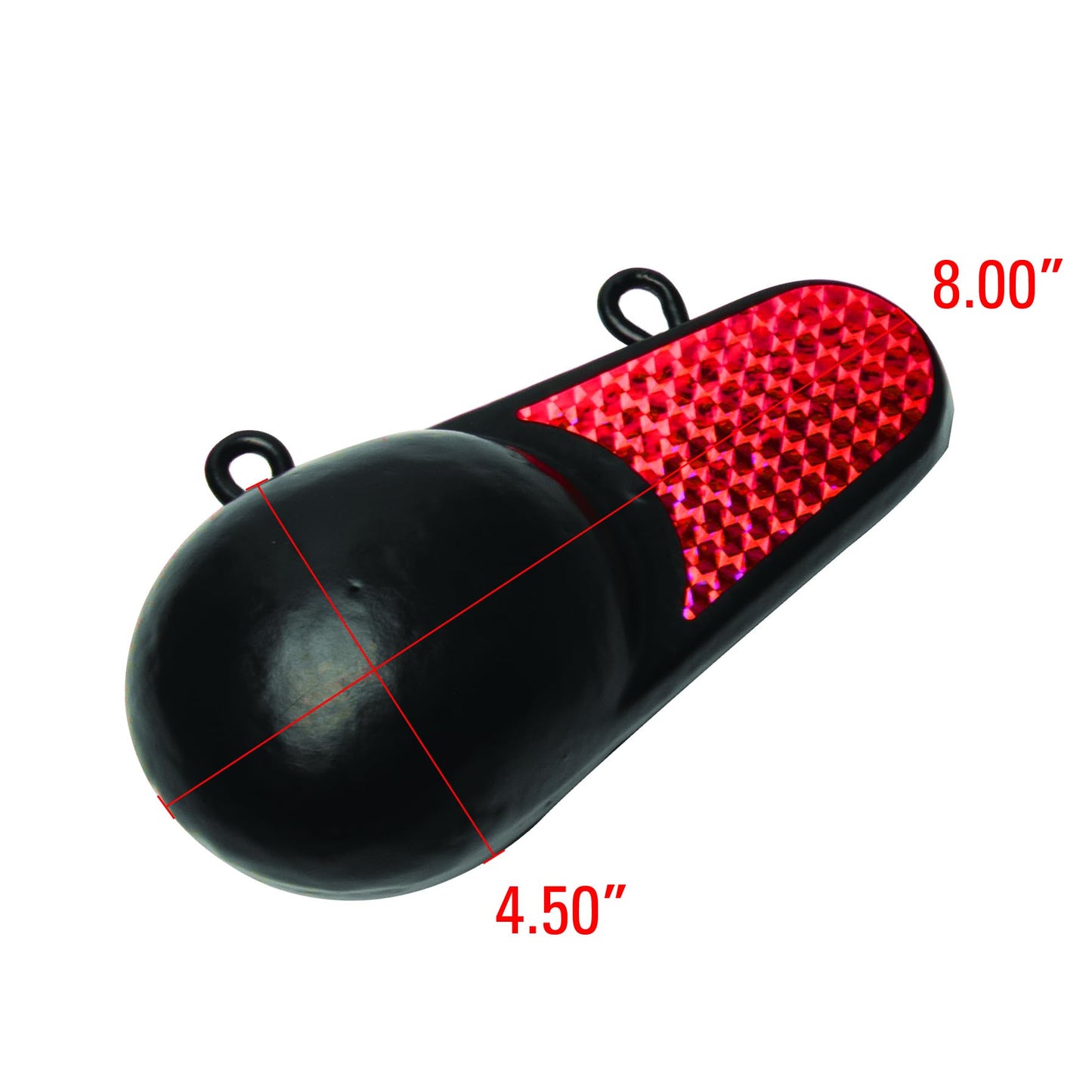 Extreme Max Coated Keel-Style Downrigger Weight