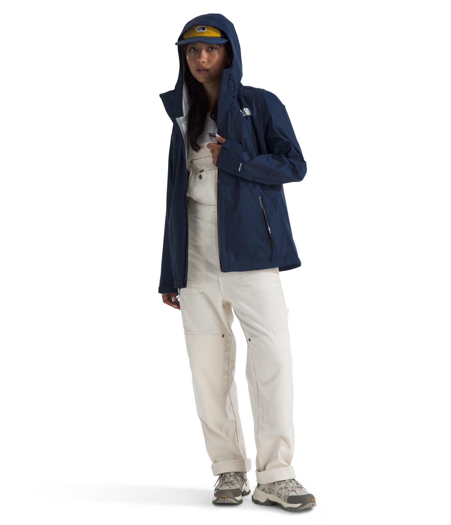 THE NORTH FACE Women's Alta Vista Rain Jacket | 3 Piece Hood With Adjustable Cinch-cord, Waterproof, Breathable