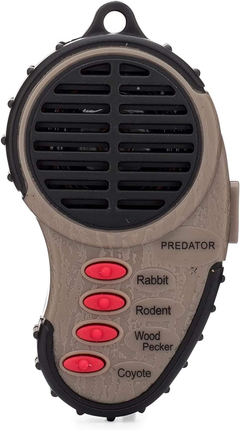 Cass Creek - Mini Predator Call - CC334 - Handheld Electronic Predator Call - Coyote Call Brown, 5.5" x 3.75" x .75"