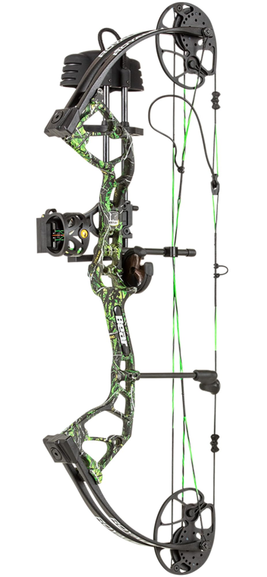 Bear Archery Royale Ready to Hunt Compound Bow Package for Adults and Youth, 12”- 27” Draw Length, 5-50 Lbs Draw Weight, Up to 290 FPS, Limbs Made in USA, Limited Life-Time Warranty