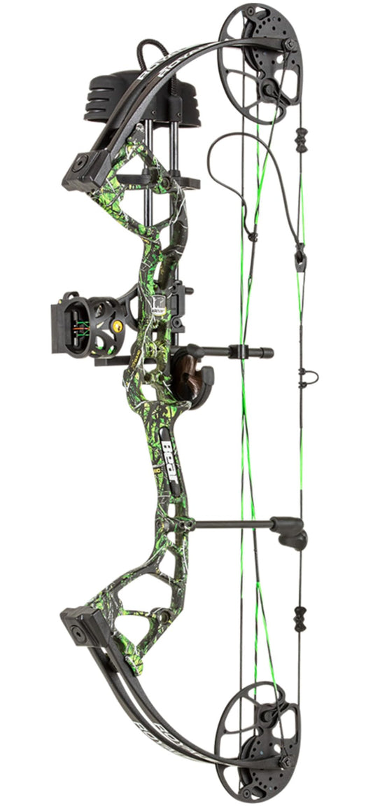 Bear Archery Royale Ready to Hunt Compound Bow Package for Adults and Youth, 12”- 27” Draw Length, 5-50 Lbs Draw Weight, Up to 290 FPS, Limbs Made in USA, Limited Life-Time Warranty