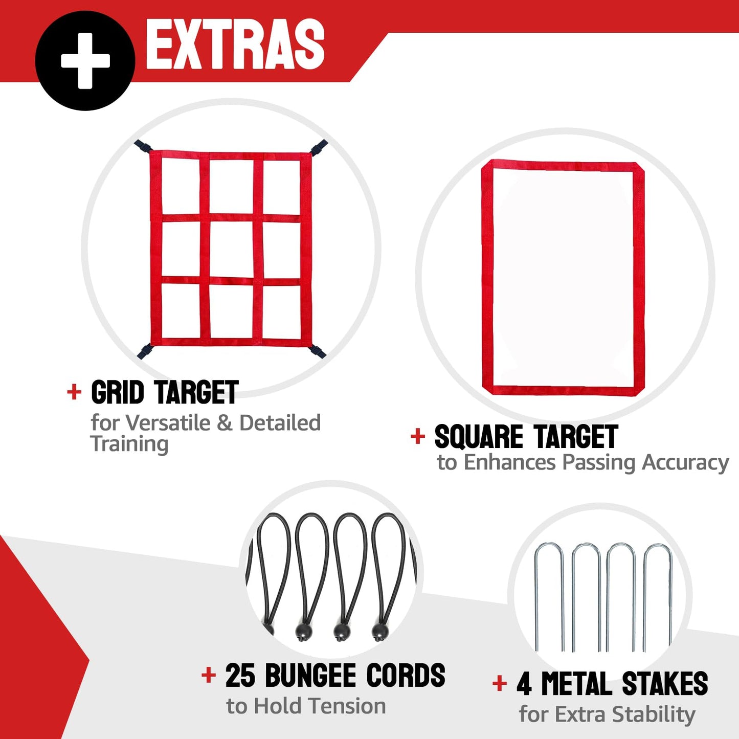 ZEALFEEL Volleyball Rebounder, 6-Angle Adjustable 4x7 FT Volleyball Rebounder Net with Steel Frame & High-Tension PE Netting, Volleyball Bounce Back Net Practice for Setting Spiking Bumping