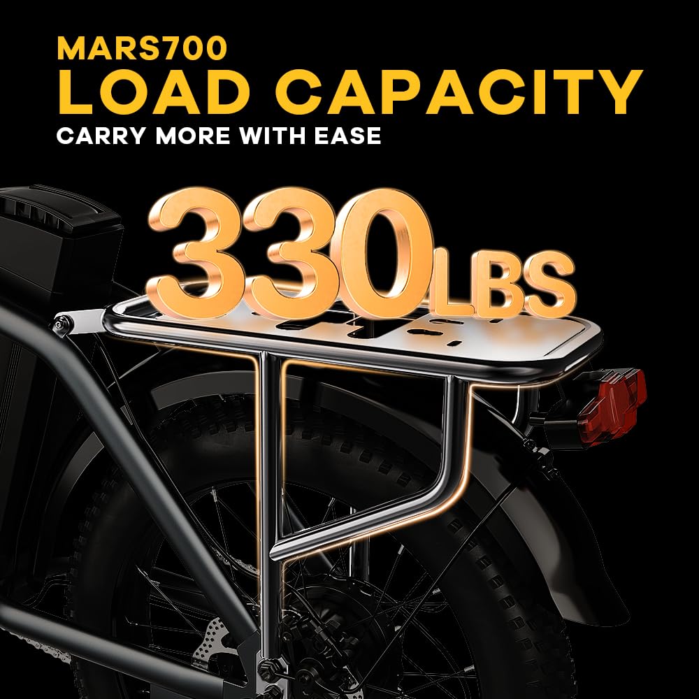 1000W Folding Electric Bike, 48V 20.8AH Large Removable Battery E-Bike, 30+MPH, 80 Miles Max Range, 20" Fat Tire Electric Bike for Adults, Adult Electric Bicycles Commute E-Bikes For Women/Men