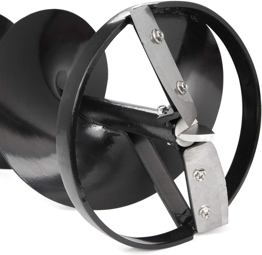 XtremepowerUS 55cc V-Type Gas-Powered Ice Post Hole Digger 2 Stroke EPA Motor Digging Bit (Include 8" Ice Auger Bit)
