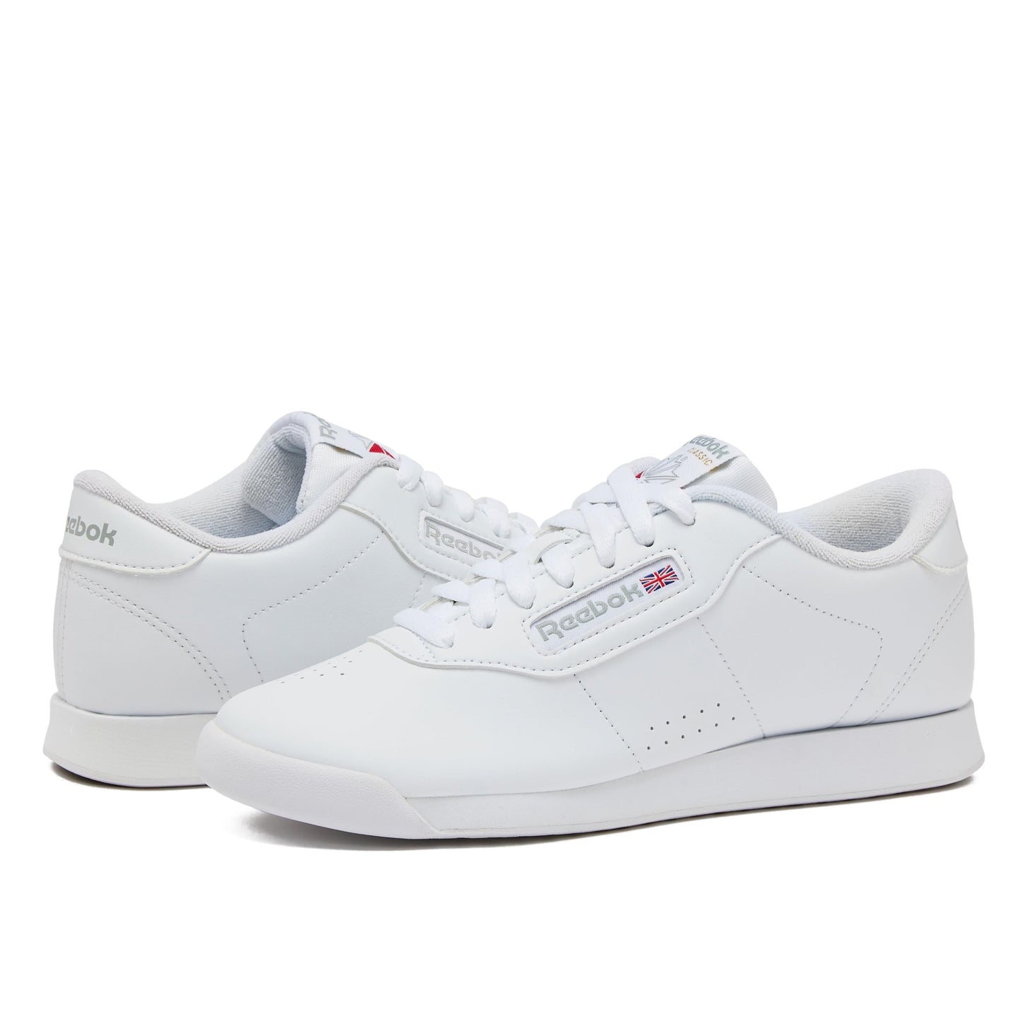 Reebok Princess Sneakers for Women, Comfortable Walking or Tennis Womens Shoes, Us-White, 8.5 Wide