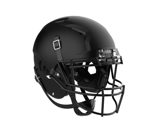 Schutt Youth Vengeance A11 Football Helmet with Facemask, Matte Black - Large