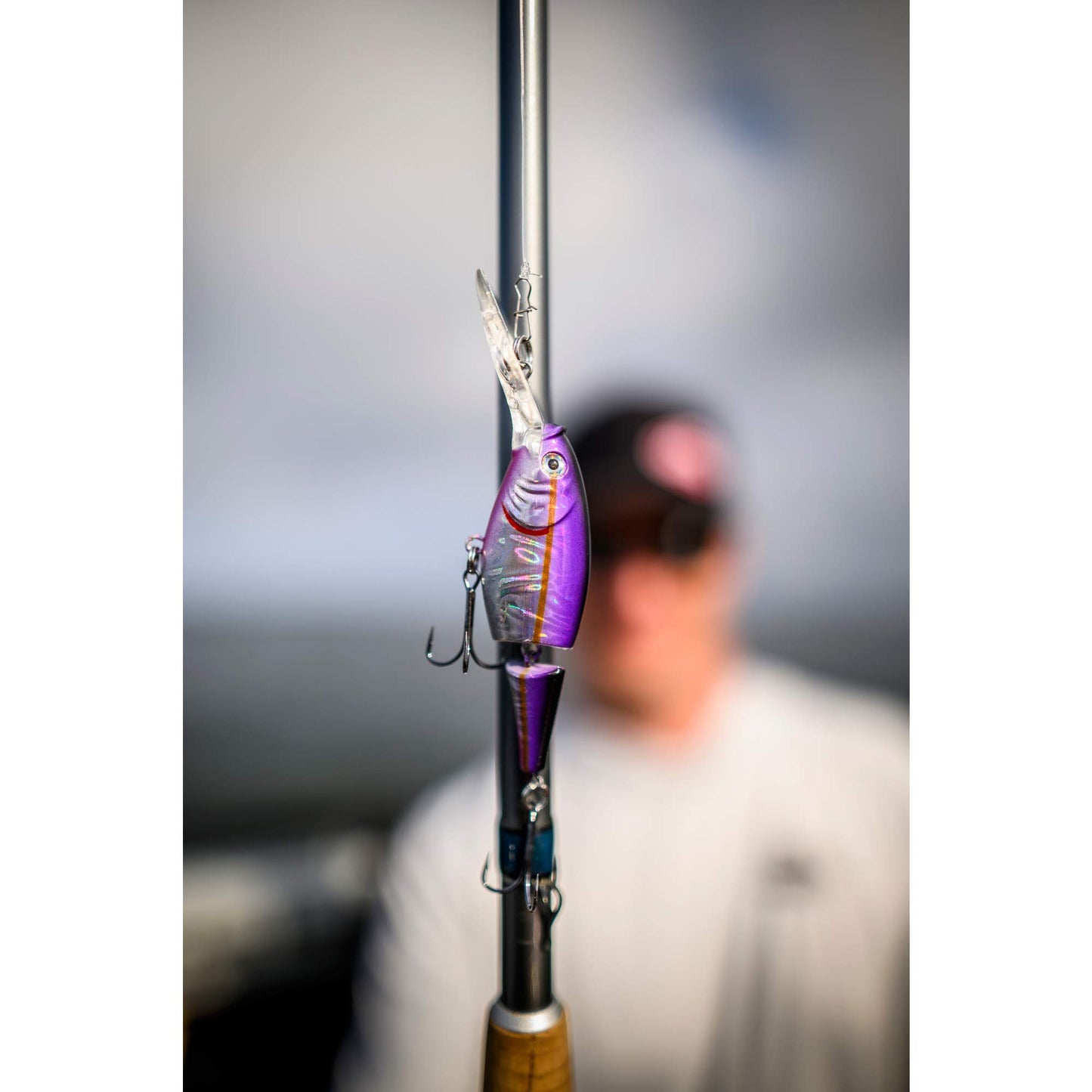 Berkley Flicker Shad Jointed Crankbait, 2 Pack, Red Tiger, 1/3 oz, 2 3/4in, 7'-9' Dive Depth