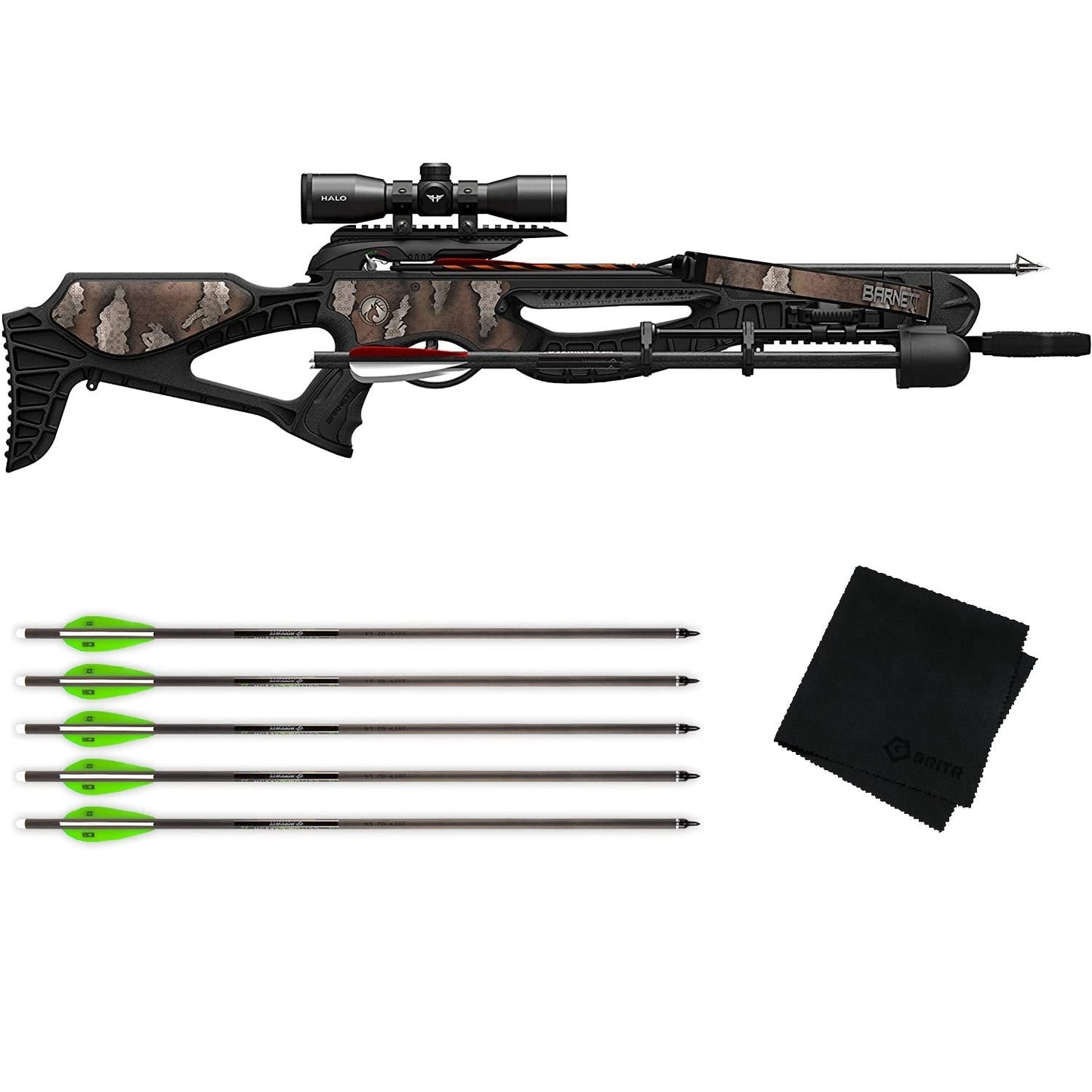 Barnett Wildcat Camo Recurve Crossbow Hunting Package