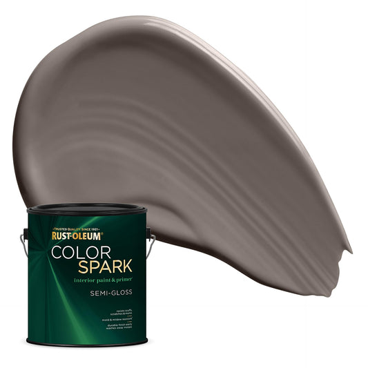 Rust-Oleum Color Spark Interior Paint and Primer in One, Eggshell, Bit of Barley, 1 Gallon