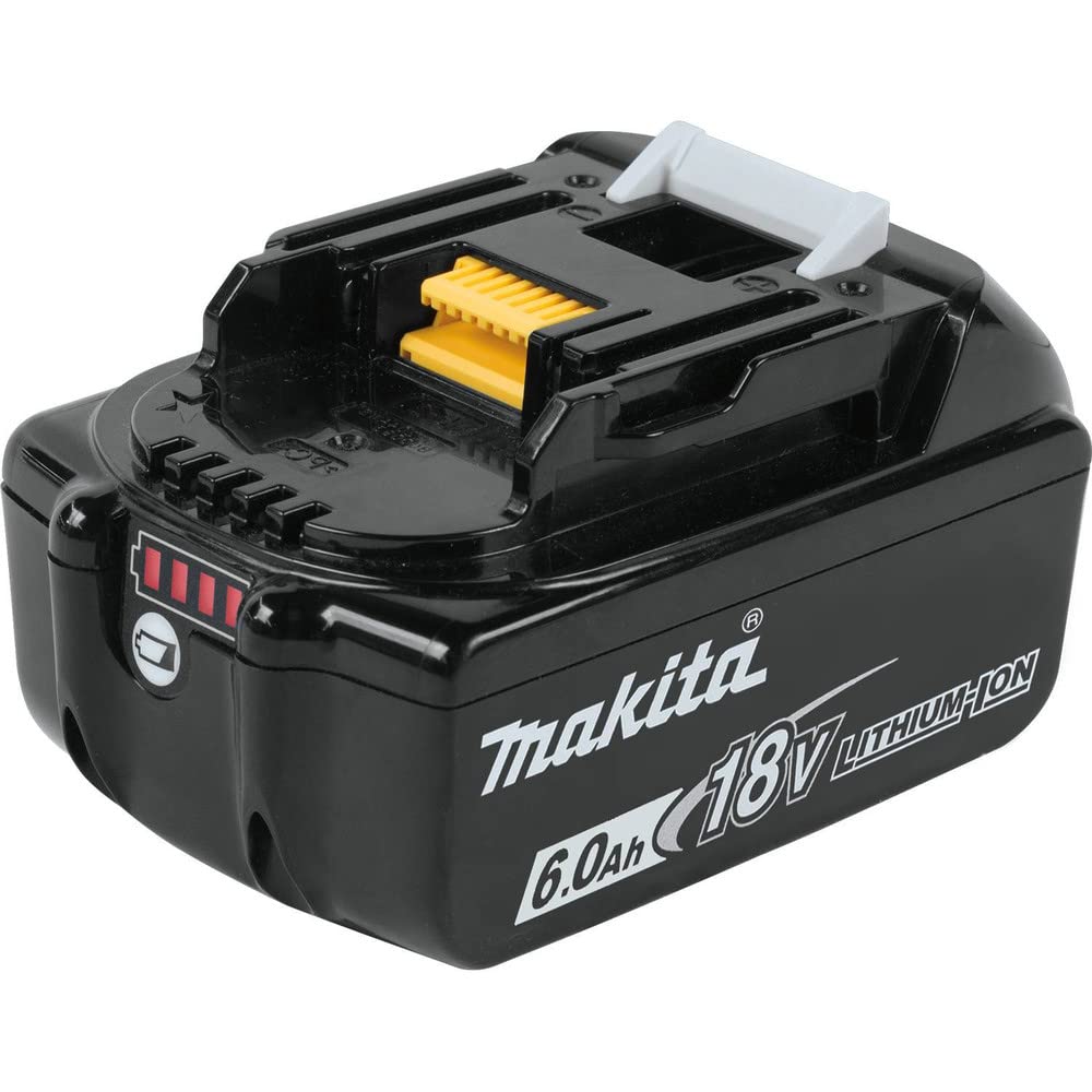 Makita BL1860B-2 18V LXT Lithium-Ion 6.0Ah Battery, 2/pk, Black
