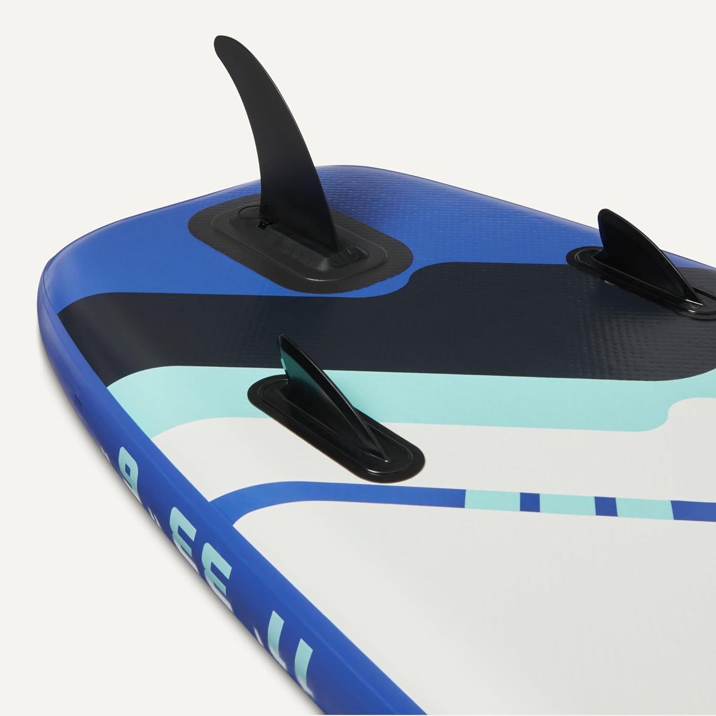 Amazon Basics Inflatable Stand Up Paddleboard with Accessories, 132" x 33" x 15", Blue