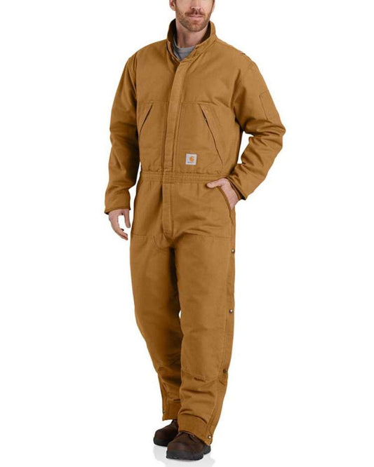 Carhartt Mens Loose Fit Washed Duck Insulated Coverall