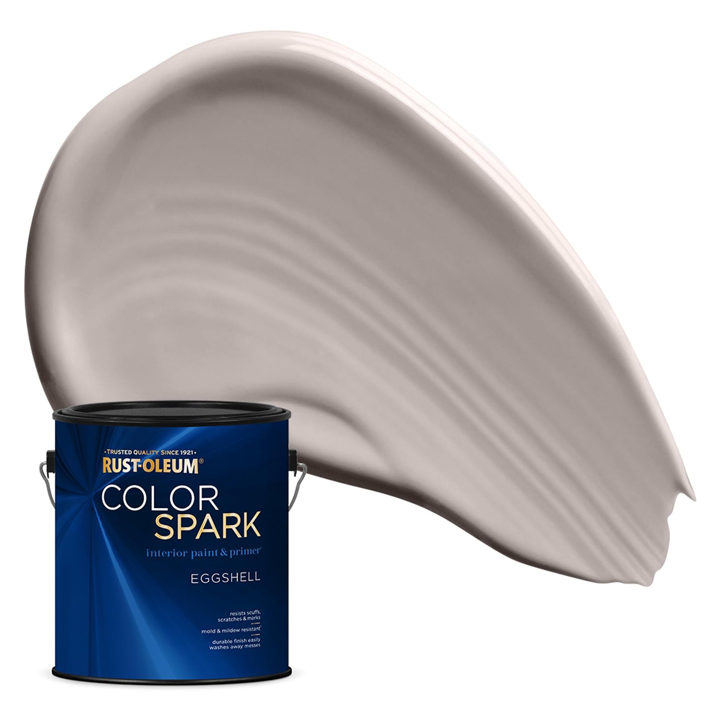Rust-Oleum Color Spark Interior Paint and Primer in One, Eggshell, Black, 1 Gallon