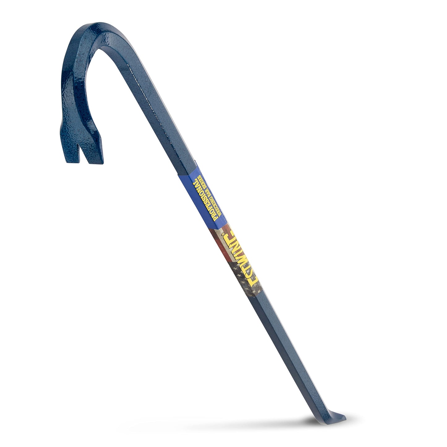 ESTWING Gooseneck Wrecking Bar - 3/4" x 24" Pry Bar with Angled Chisel End & Forged Steel Construction - EWB-24