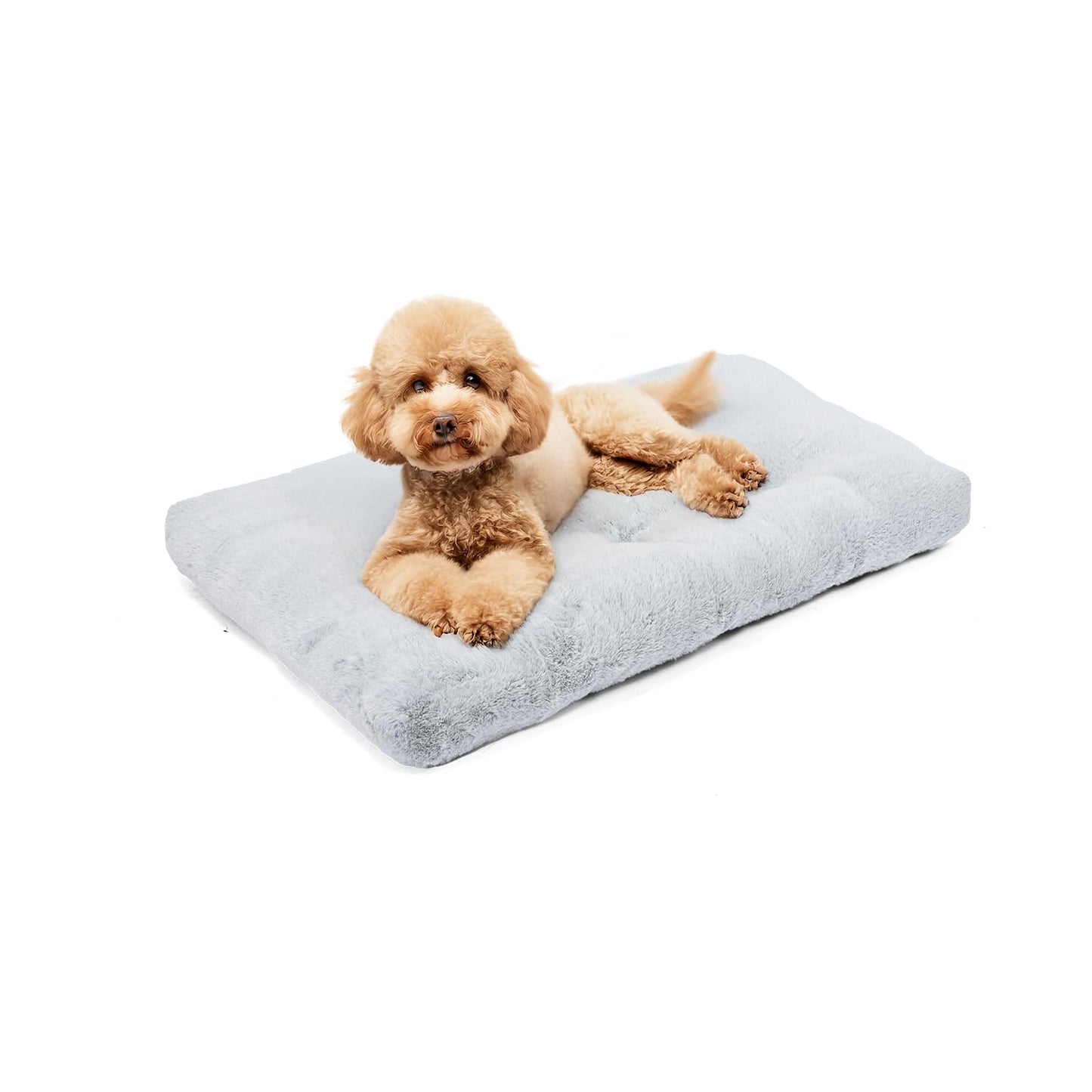 Amazon Basics Small Dog Bed for Crate, Washable Small Dog Mat for Pet Kennel, Anti-Slip, 30x19x3 Inches