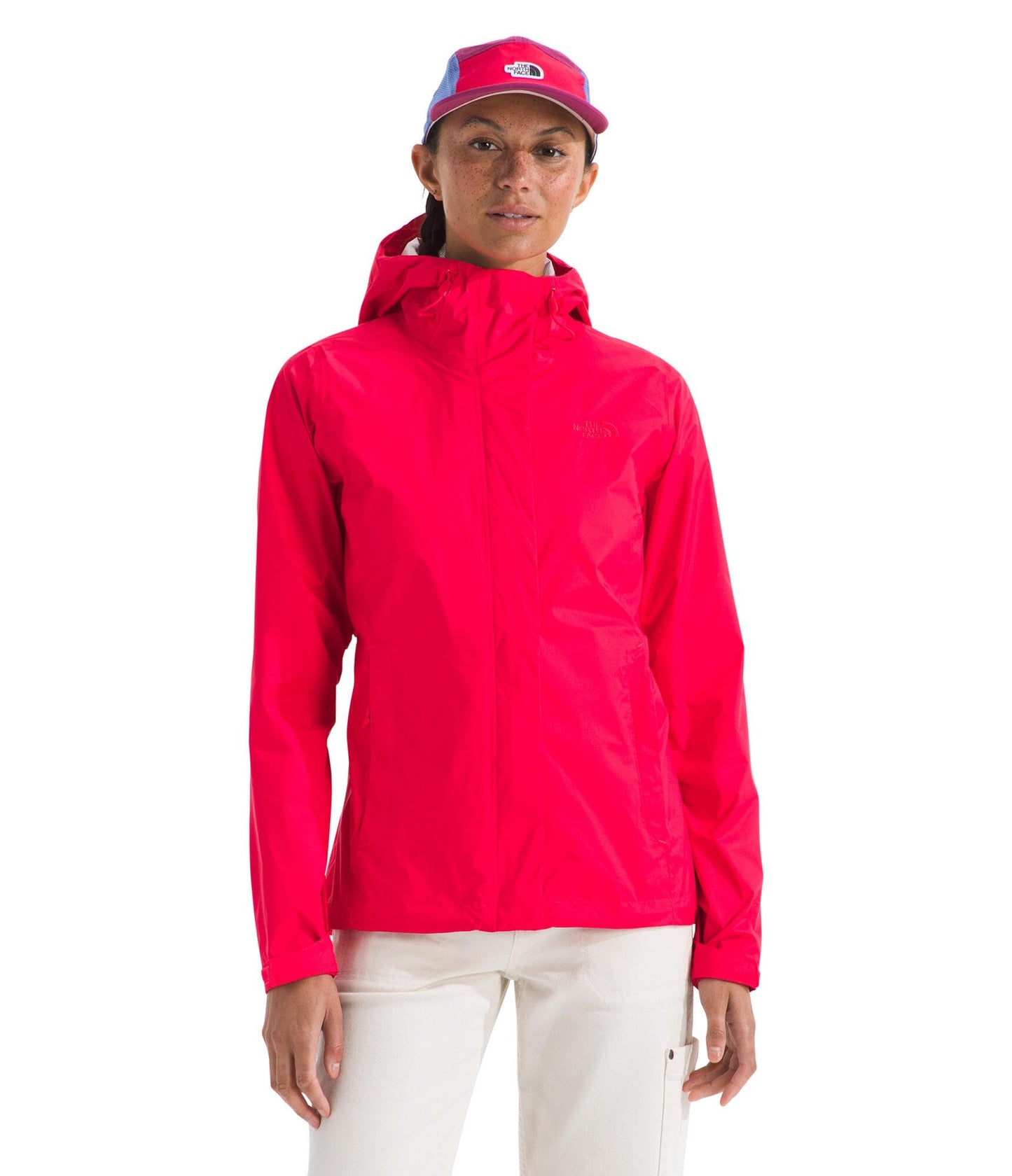 THE NORTH FACE Women's Venture 2 Waterproof Hooded Rain Jacket | Raincoat With Breathable Dryvent 2.5l Fabric, Pit-zips