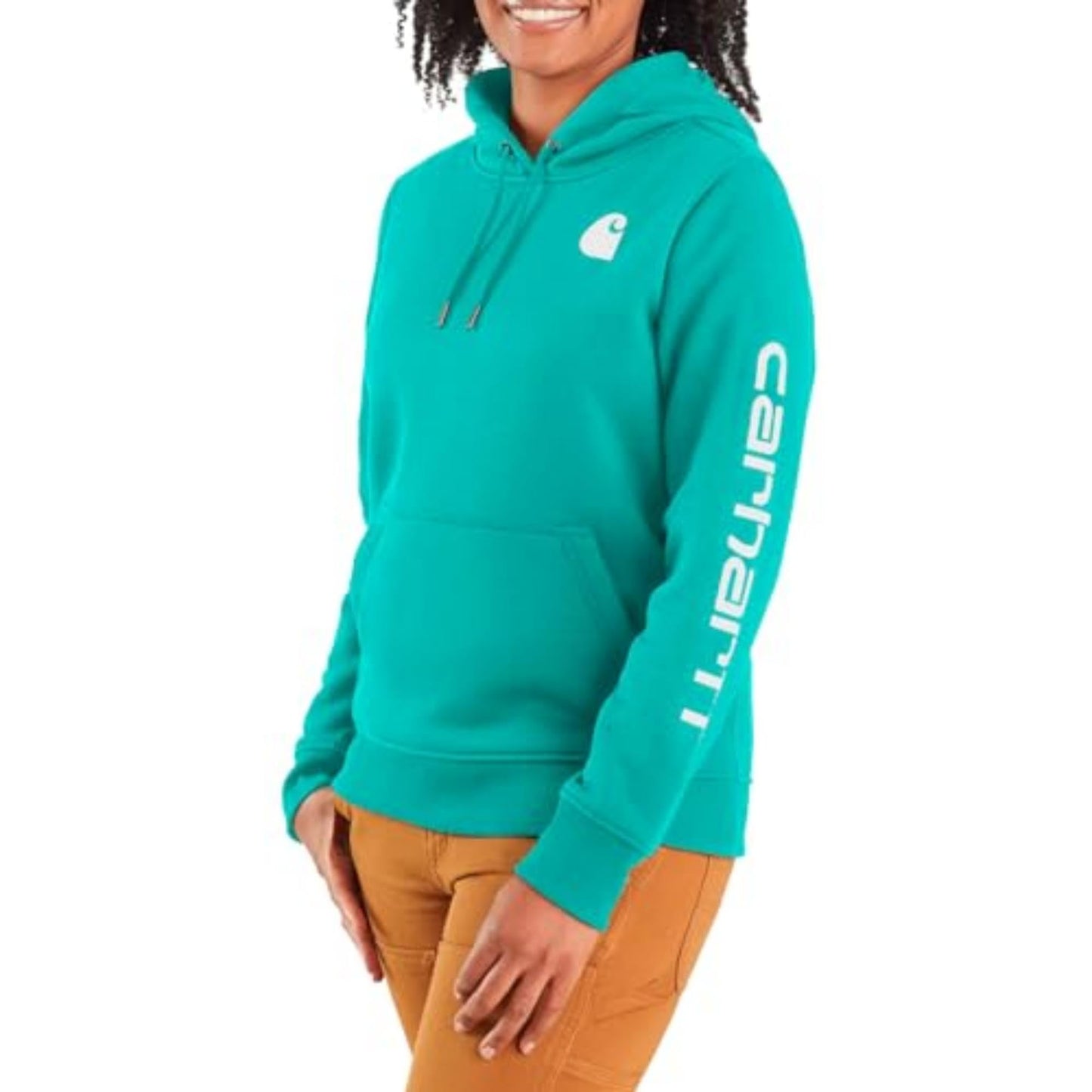 Carhartt Women's Clarksburg Graphic Sleeve Pullover Sweatshirt (Regular and Plus Sizes)