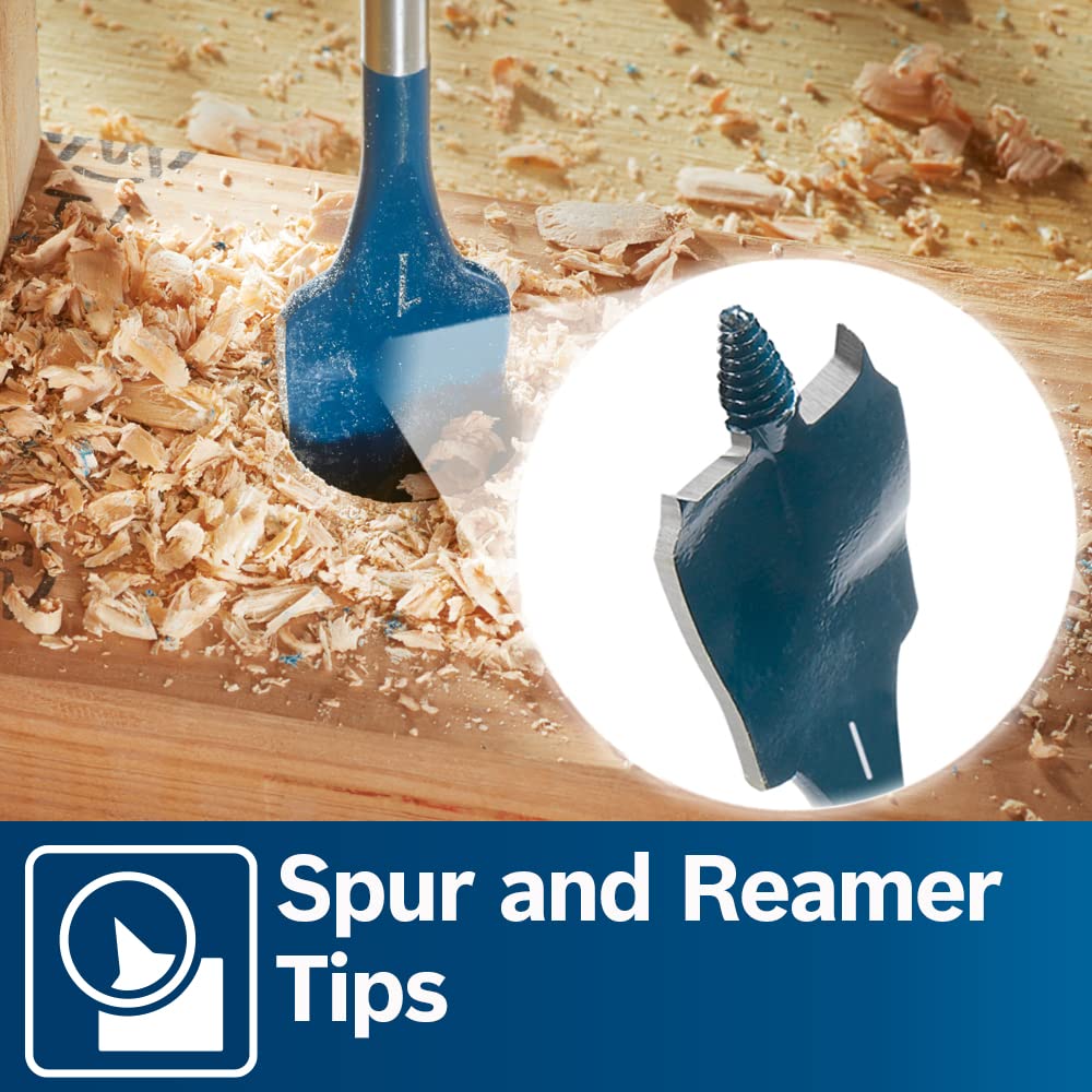 BOSCH (Universally Compatible Accessory) DSB5013P 13-Piece Daredevil Spade Bit Set in Pouch