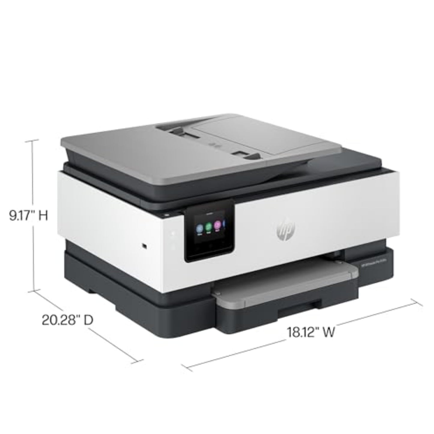 HP OfficeJet Pro 8135e Wireless All-in-One Color Inkjet Printer, Print, Scan, Copy, Fax, ADF, Duplex Printing, Best-for-Home Office, 3 month Instant Ink trial included (40Q35A)
