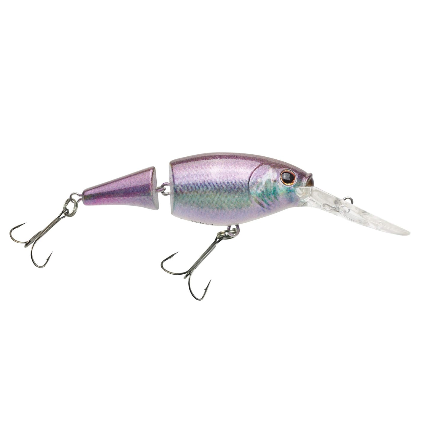 Berkley Flicker Shad Jointed Crankbait, 2 Pack, Red Tiger, 1/3 oz, 2 3/4in, 7'-9' Dive Depth