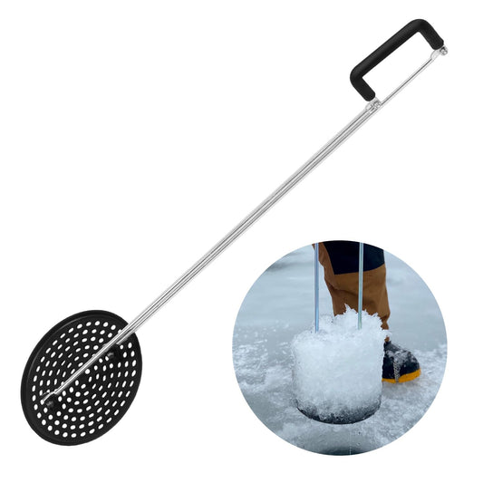 One-Shot Ice Skimmer-Pro Edition - Ice Fishing Skimmer - Ice Fishing Hole Scoop - Ice Fishing Gear & Accessories - Fishing Tool - Fishing Gear