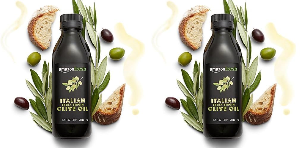 Amazon Fresh, Mediterranean Blend Extra Virgin Olive Oil, 3.6 Fl Oz (2L)