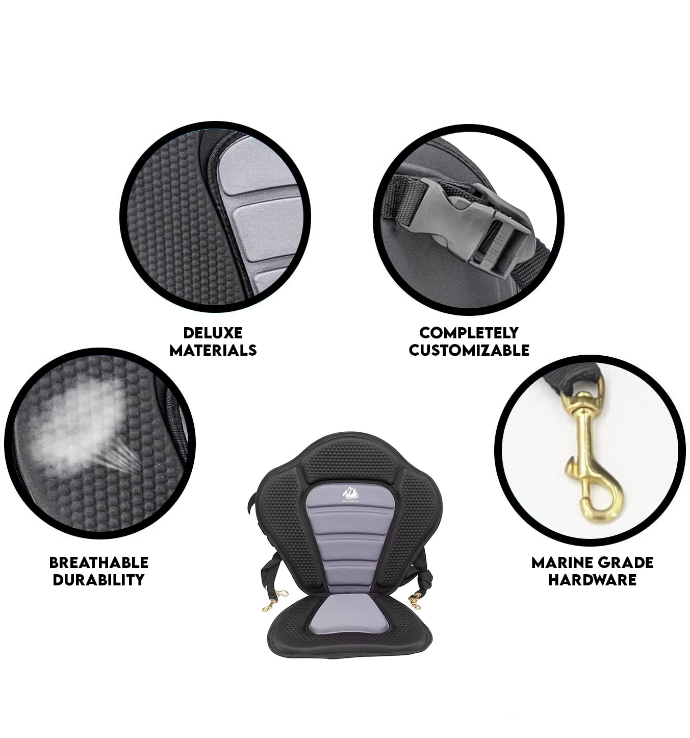 Roc Inflatable Stand Up Paddle Board 10' 6" with Premium SUP Paddle Board Accessories, Wide Stable Design, Non-Slip Comfort Deck for Youth & Adults (Violet W/Kayak Seat)