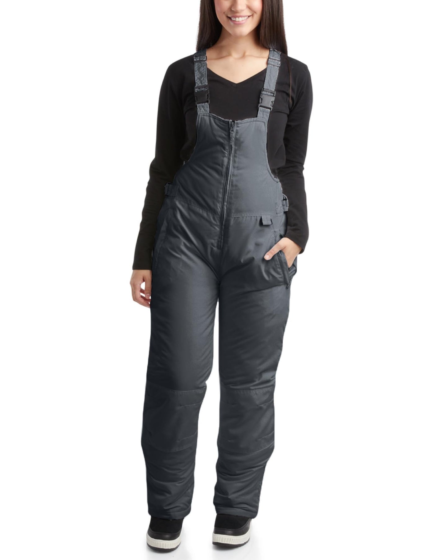Women's Ski Snow Bib - Waterproof Insulated Ski Pants Snowboard Overalls - Snow Pants for Women (Sizes: S-2XL)