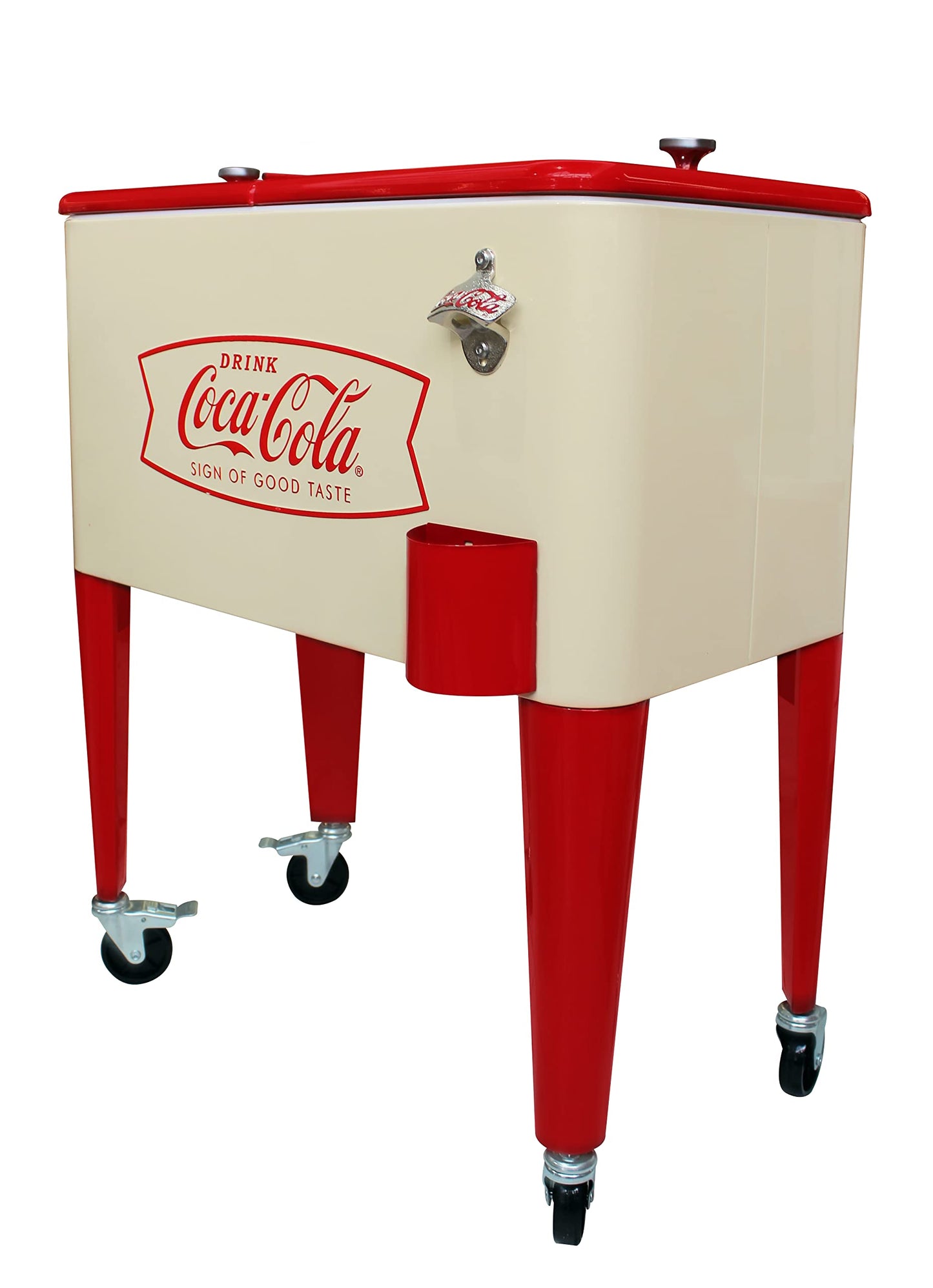 LEIGH COUNTRY CP 98116 Coke Cooler 60QT- CREAMFISH