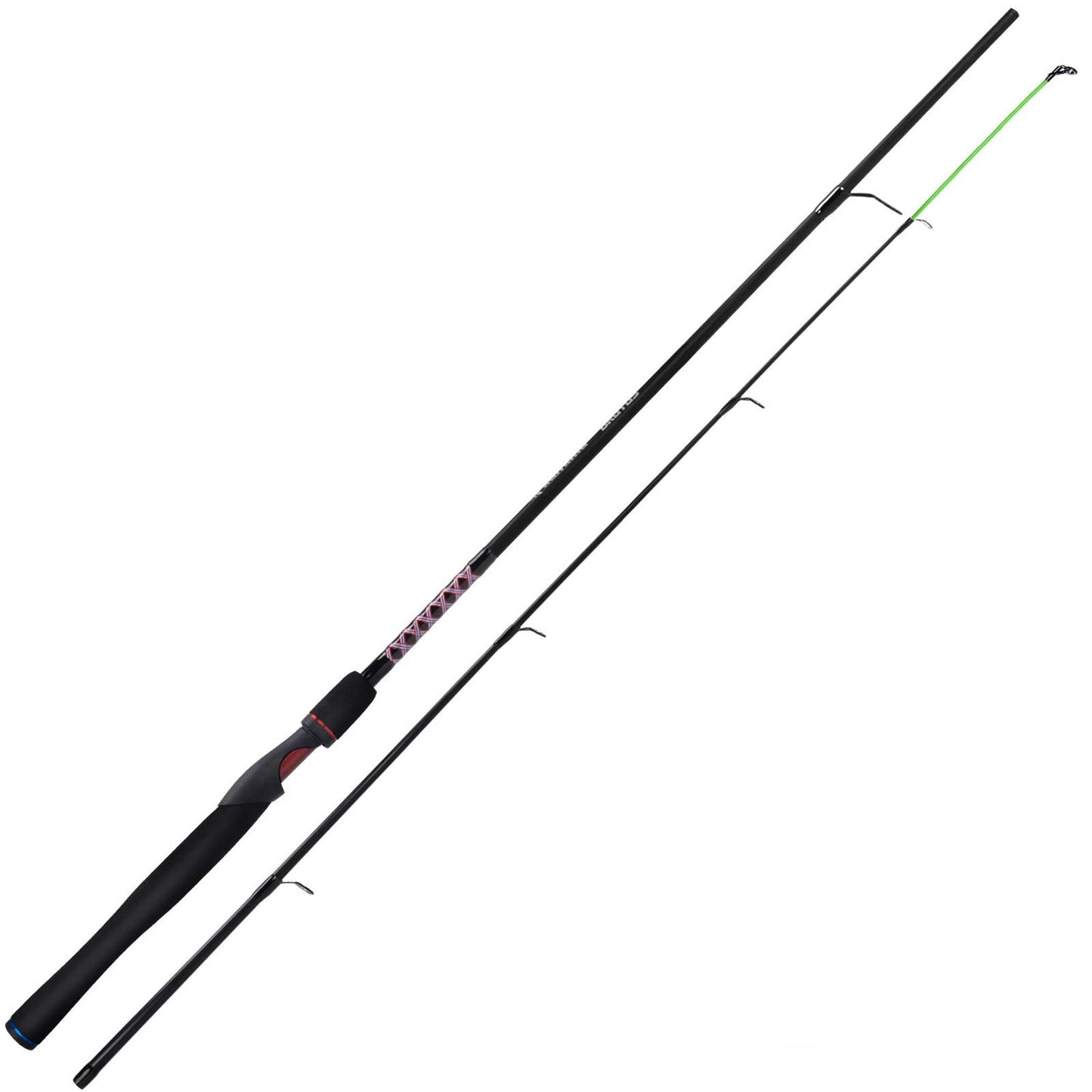 KastKing Brutus Spinning Rods & Casting Fishing Rods, Brute Tuff Composite Graphite & Glass Blanks, Stainless Steel Line Guides w/Zirconium Oxide Rings Tip Top, Chartreuse Strike Tip