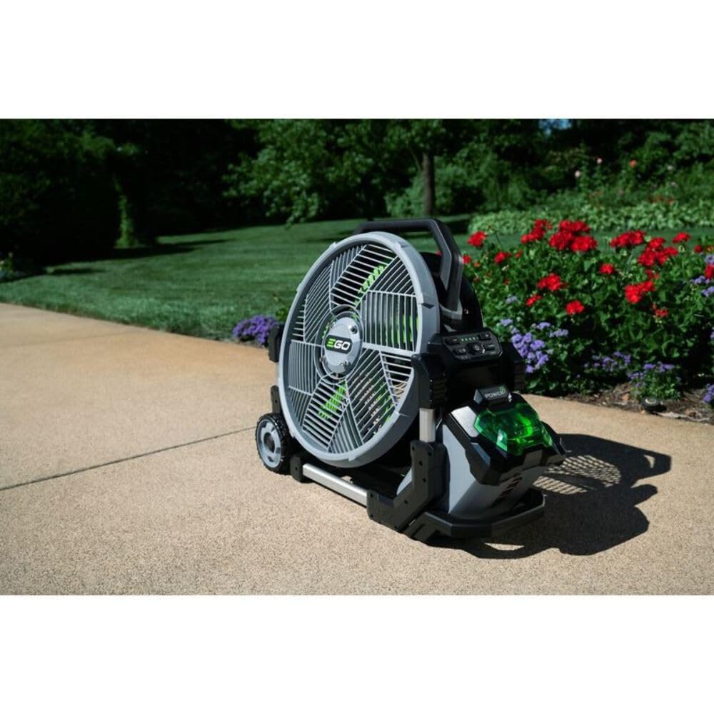 EGO POWER+ Portable Misting Fan, Outdoor Electric 18" 5 Speed Fan, Battery and Charger Not Included - FN1800