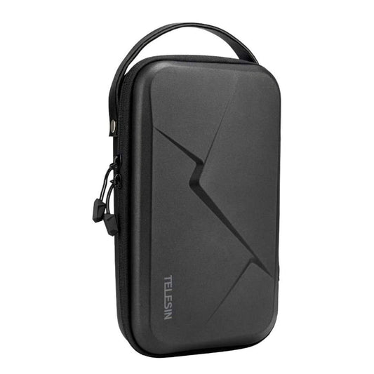 TELESIN Carry Case Waterproof Hard Carrying Bag for GoPro Max Hero 13 12 11 10 9 8 7 6 Insta360 X2 X3 X4 X5 GO3 Ace Pro 2 DJI Osmo 360 Osmo Action 5 4 Pocket 3 Battery Charger Strap Mount Accessories