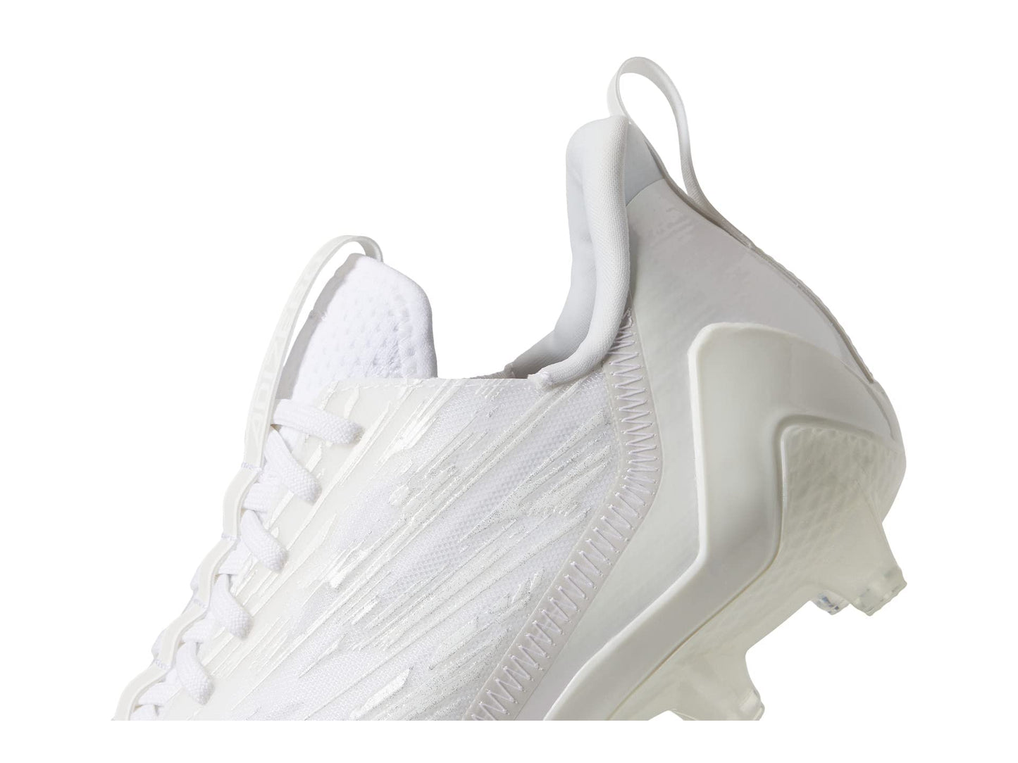 adidas Men's Adizero Football Shoe, White/White/White, 11