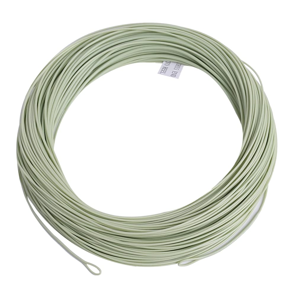 Kylebooker Floating 100FT Fly Fishing Line Weight Forward Design with Welded Loop (3F,4F,5F,6F,7F,8F)